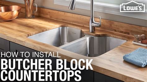 diy install butcher block countertop